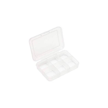 Cassetta porta minuteria realizzata in polipropilene completamente trasparente con uno spessore di 21 mm