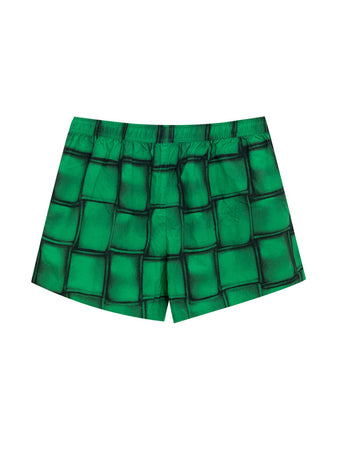 Bottega Veneta Boxer Mare con Stampa Cassette da uomo