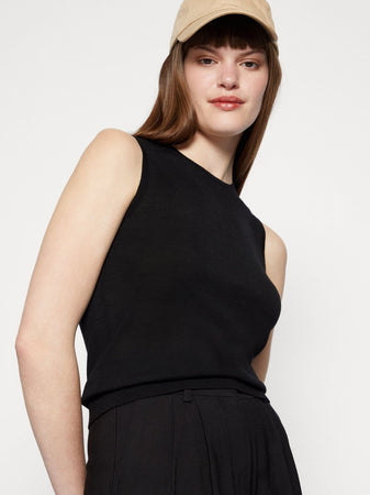 calvin klein CANOTTA ESSENTIAL MERINO TANK TOP da donna