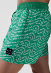 KARL LAGERFELD Costume da bagno WAVE AOP SHORT BOARDSHORTS da uomo