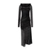 Pinko vestiti casual donna pinko - brucomela abito patch pizzi - nero da donna