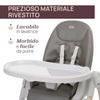 CHICCO Polly Armonia Seggiolone Evolutivo Pappa per Bambini da 0 Mesi a 40 kg, Seggiolone Reclinabile a Sdraietta con Altezza e Poggiapiedi Regolabili, 4 Ruote, Chiusura Compatta, grigio scuro, colore SCANDINAVIAN