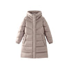 Woolrich giacche donna woolrich - aliquippa long puffer jacket - beige da donna