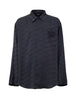 Balenciaga Camicia Over Homewear con Logo Allover da uomo