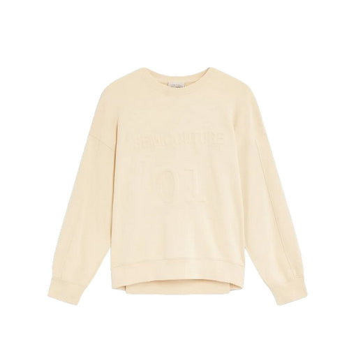 SEMICOUTURE felpe con cappuccio donna semicouture - rhianna - avorio da donna