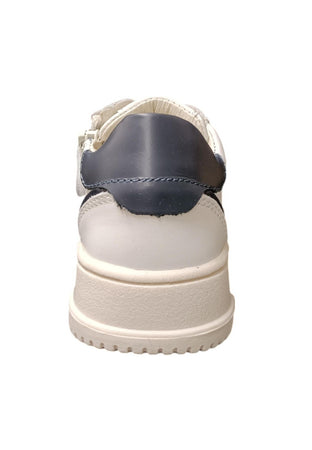 Scarpe sneakers Unisex bambini balducci OTRO  bianco-nero-grigio laccio e zip laterale