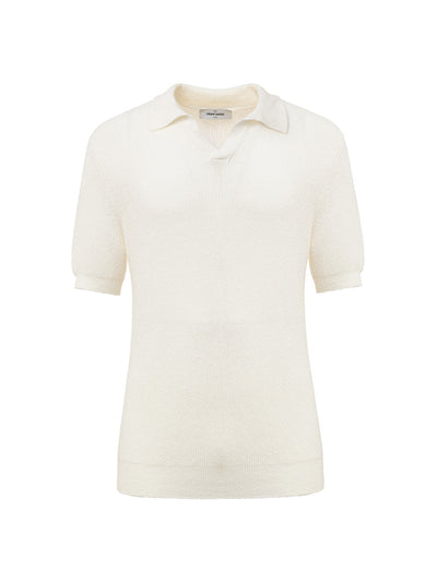 Gran Sasso Polo Knitwear in Bianco da uomo