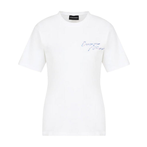 EMPORIO ARMANI t-shirt donna emporio armani - t-shirt - bianco da donna