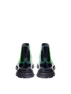Alexander McQueen Stivaletti Chelsea con inserti Fluo da donna