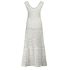 Dexterior vestiti casual donna d.exterior - patchwork abito lungo s/m - bianco da donna