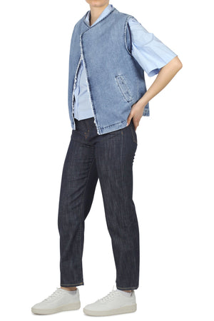 ALESSIA SANTI Alessia Santi - Gilet - 450162 - Denim da donna