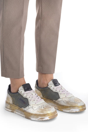 AUTRY Autry - Sneakers - 470539 - Oro/Avorio da donna
