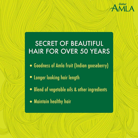 Dabur Amla Hair Oil 300ml Olio per Capelli Nutriente Con Vitamina C e Minerali