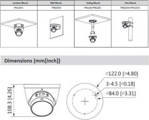 DAHUA TELECAMERA DOME 4.0 MEGAPIXEL HD | IPC-HDW2431T-ZS-S2 Fai da te/Sicurezza e protezione/Sistemi di sicurezza domestica/Kit video per la sicurezza domestica/Videocamere di sorveglianza/Dom camera Zencoccostore - Formia, Commerciovirtuoso.it