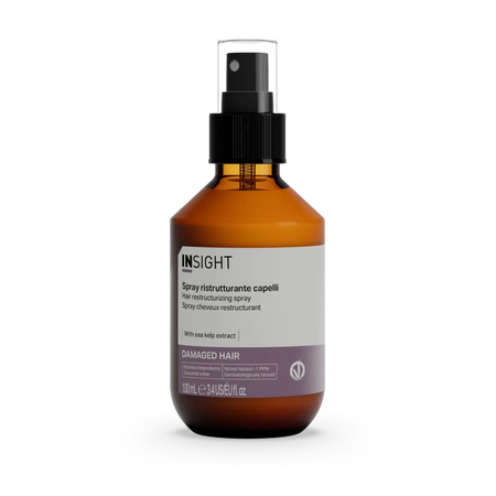 Spray Ristrutturante Capelli Insight – Leave-In Professionale Riparatore per Capelli Danneggiati, Idratante e Illuminante con Estratti Bio di Grano e Bambù, Senza Risciacquo