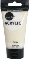 Daler Rowney Simply Acrylic Paint - 75 ml - Cream Giochi e giocattoli/Attività creative/Accessori per disegnare e colorare/Pittura/Colori a tempera Scontolo.net - Potenza, Commerciovirtuoso.it