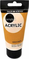 Daler-Rowney-Simply-Acrylic-Paint---75-ml---Gold-Nobrand