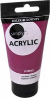Daler-Rowney-Simply-Acrylic-Paint---75-ml---Purple-Nobrand