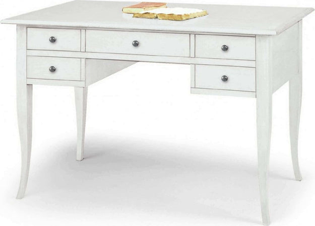DALLAS---scrittoio-in-legno-massello-150x65x81-Bianco-Milani-Home