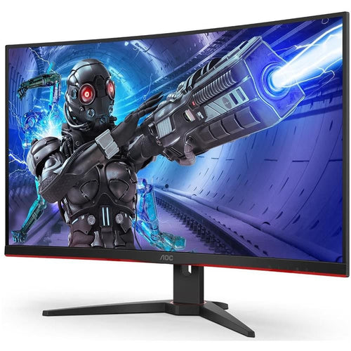 Aoc g2 c32g2ze/bk monitor pc 80 cm (31.5\) 1920 x 1080 pixel full hd led nero, rosso