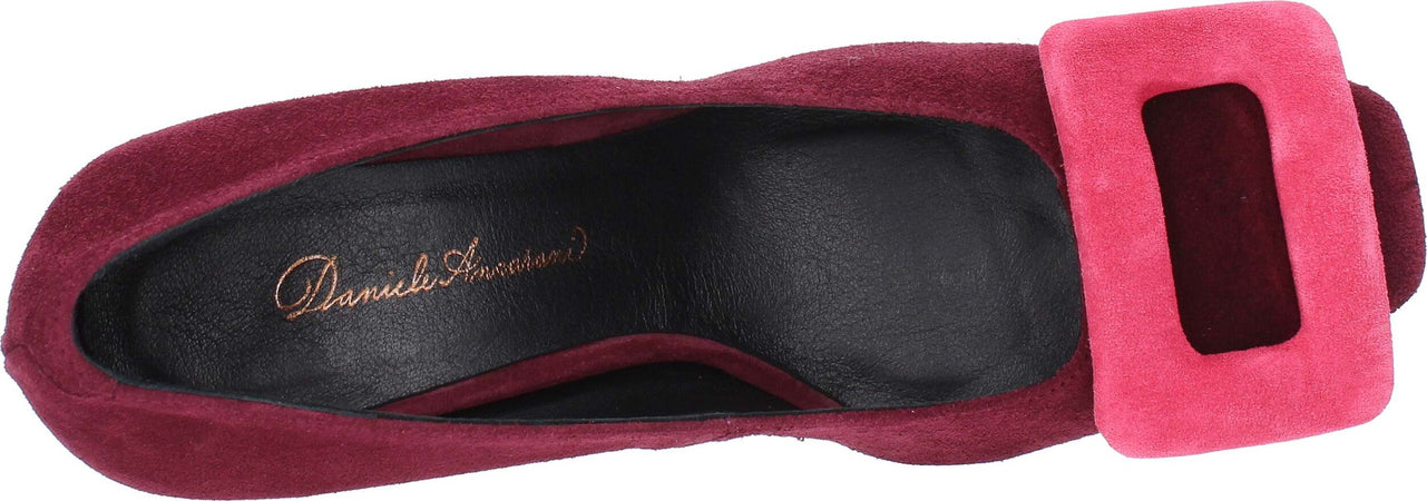 DANIELE-ANCARANI-Scarpe-con-Tacco-Bordeaux-da-donna