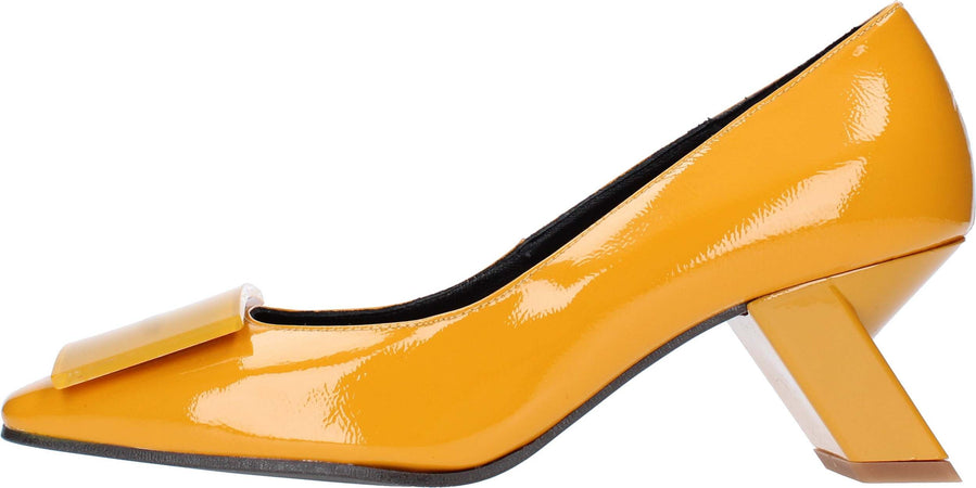 DANIELE-ANCARANI-Scarpe-con-Tacco-Giallo-da-donna