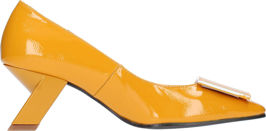 DANIELE-ANCARANI-Scarpe-con-Tacco-Giallo-da-donna