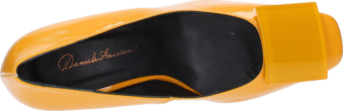 DANIELE-ANCARANI-Scarpe-con-Tacco-Giallo-da-donna