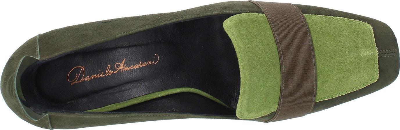 DANIELE-ANCARANI-Scarpe-con-Tacco-Verde-da-donna