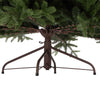 Albero di natale Tonale con Led e Tronco Marrone 80% PE Effetto Real Touch