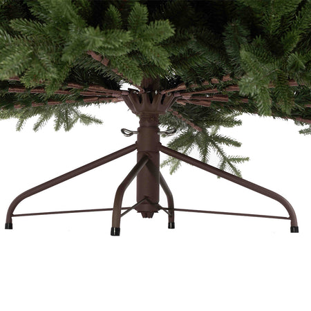 Albero di Natale "Sierra" 70% PE con tronco Marrone Effetto Real Touch + PVC di Altissima Qualità