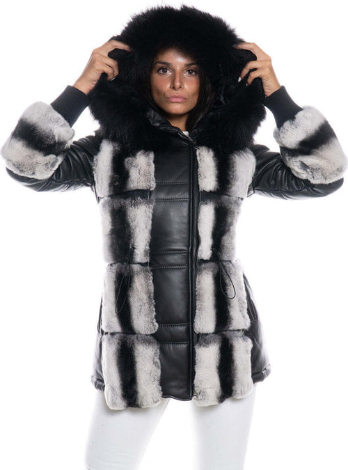 Dany---Giacca-Donna-Nera-in-vera-pelle-e-vera-pelliccia