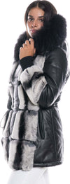 Dany---Giacca-Donna-Nera-in-vera-pelle-e-vera-pelliccia
