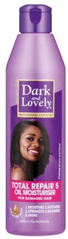 DARK & LOVELY PROFESSIONAL EXPERTISE TOTAL REPAIR 5 OIL MOISTURISER FOR DAMAGED HAIR LOTION HYDRATANTE AFRICAN SHEA BUTTER PER CAPELLI