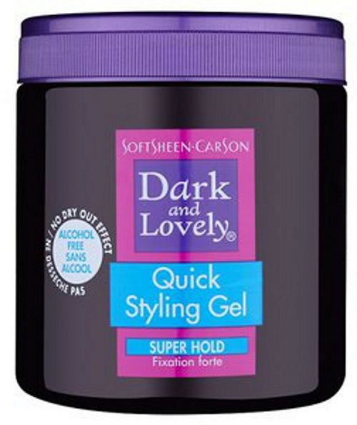 DARK & LOVELY QUICK STYLING GEL SUPER HOLD FISSAGGIO FORTE 400 ML PER CAPELLI