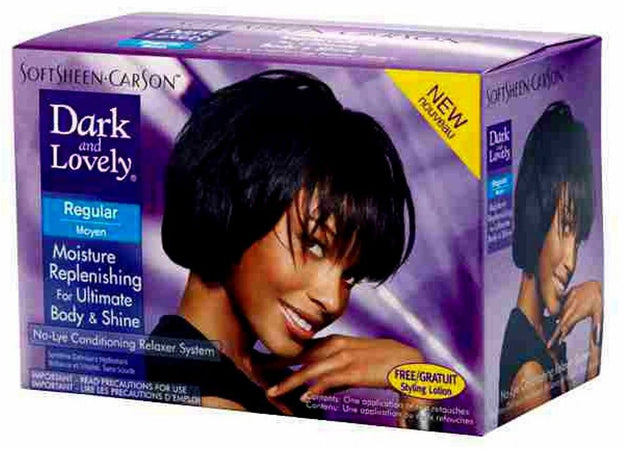 DARK & LOVELY RELAXER KIT REGULAR STIRAGGIO NORMALE PER LA CURA DISTRICANTE DEI CAPELLI