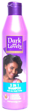 DARK & LOVELY SHAMPOO 3 IN1 MOISTURE PLUS CONDITING 250 ML PER CAPELLI .