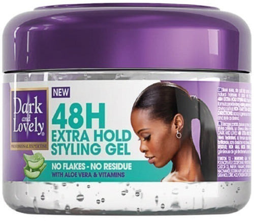 DARK AND LOVELY HAIR GEL 48H EXTRA HOLD STYLING GEL 250ML