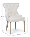 Sedia Azelia con struttura in rubber wood, per arredo interno 55 x 52 x h 92 cm