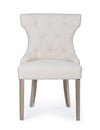 Sedia Azelia con struttura in rubber wood, per arredo interno 55 x 52 x h 92 cm