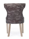 Sedia Azelia con struttura in rubber wood, per arredo interno 55 x 52 x h 92 cm