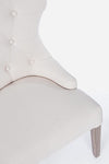 Sedia Azelia con struttura in rubber wood, per arredo interno 55 x 52 x h 92 cm