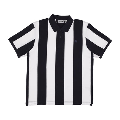 CARHARTT WIP Polo Manica Corta Uomo Hinton Polo Hinton Stripe/dark Navy da uomo