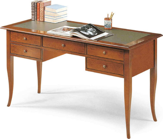 DARWIN---scrittoio-piano-in-pelle-in-legno-massello-130x65x81-Tinta-noce-Milani-Home