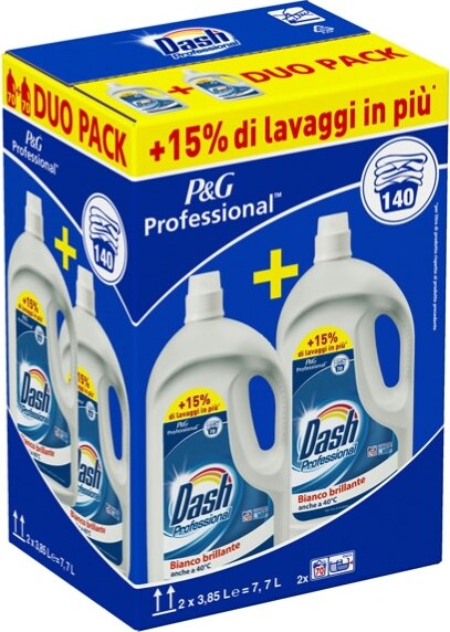 Dash liquido Professional - gradevolmente profumato - 70 misurini - 3 85 L - Dash Casa e cucina/Detergenti e prodotti per la pulizia/Detergenti per la casa/Detergenti multiuso Eurocartuccia - Pavullo, Commerciovirtuoso.it