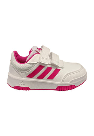 Scarpe sneakers Bambini e ragazzi adidas tensaur  bianco-fuxja velcro