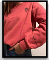 Datch Felpa Donna Senza Cappuccio Girocollo 100% Made In Italy Felpa Rossa Tinta Unita Maniche Lunghe In Cotone Moda/Donna/Abbigliamento/Felpe/Felpe senza cappuccio Sportast - Cimego, Commerciovirtuoso.it