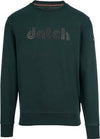 Datch-Felpa-Girocollo-Uomo-Verde-Scuro-Senza-Cappuccio