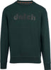 Datch-Felpa-Girocollo-Uomo-Verde-Scuro-Senza-Cappuccio
