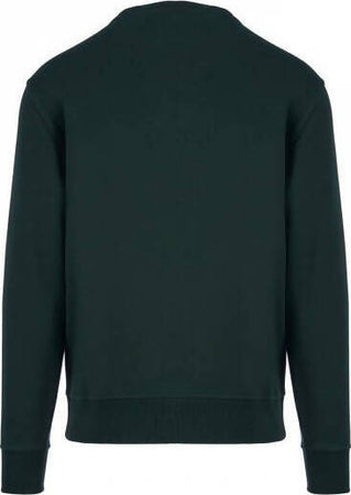 Datch-Felpa-Girocollo-Uomo-Verde-Scuro-Senza-Cappuccio